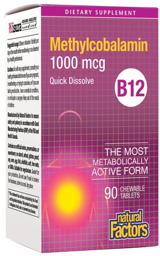 Natural Factors B12 Methylcobalamin