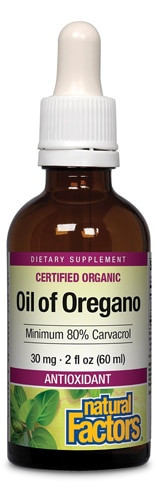 Natural Factors Certified Organic Oil of Oregano