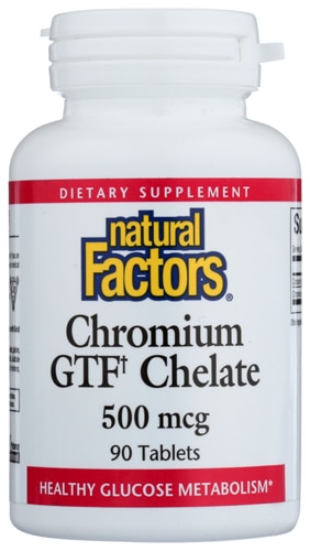 Natural Factors Chromium GTF Chelate