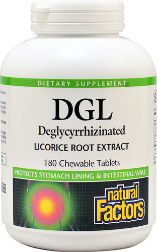 Natural Factors DGL Deglycyrrhizinated Licorice Root Extract