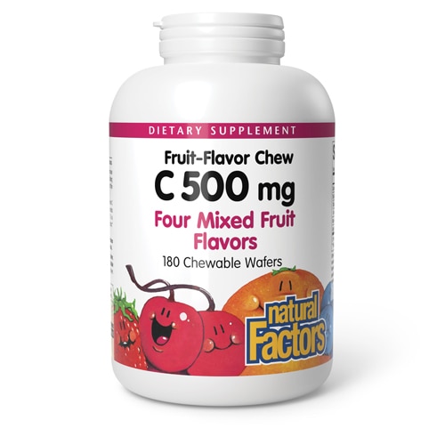 Natural Factors Fruit-Flavor Chew C Mixed Fruit