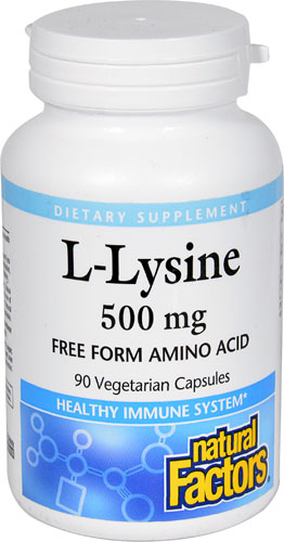 Natural Factors L-Lysine Free Form Amino Acid