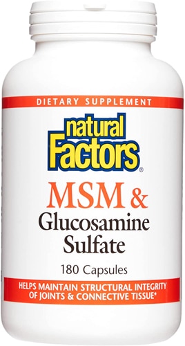 Natural Factors MSM and Glucosamine Sulfate