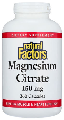 Natural Factors Magnesium Citrate