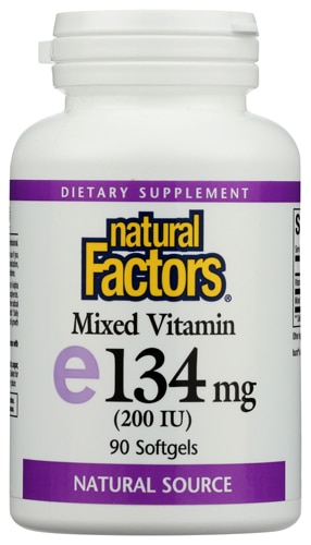 Natural Factors Mixed Vitamin E 134 mg