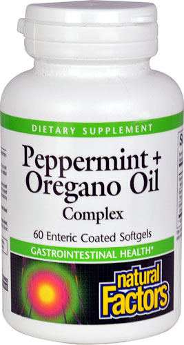 Natural Factors Peppermint Plus Oregano Oil Complex