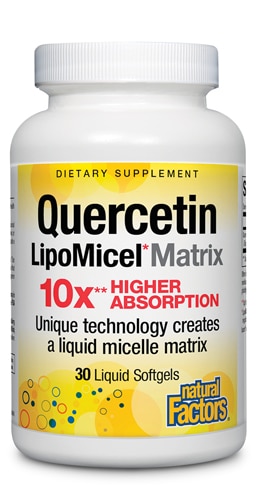 Natural Factors Quercetin LipoMicel Matrix