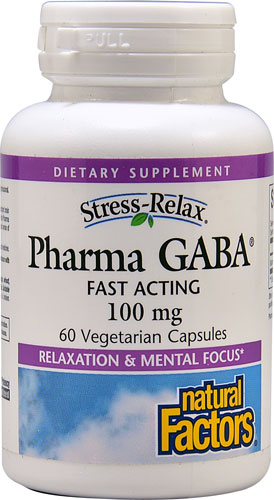 Natural Factors Stress-Relax Pharma GABA