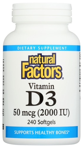 Natural Factors Vitamin D3