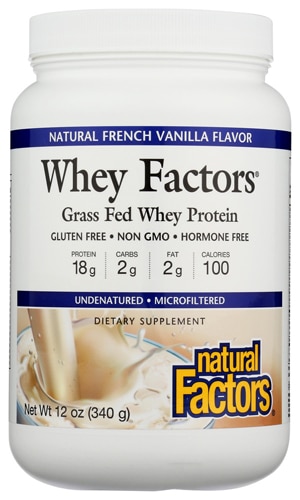 Natural Factors Whey Factors Natural French Vanilla