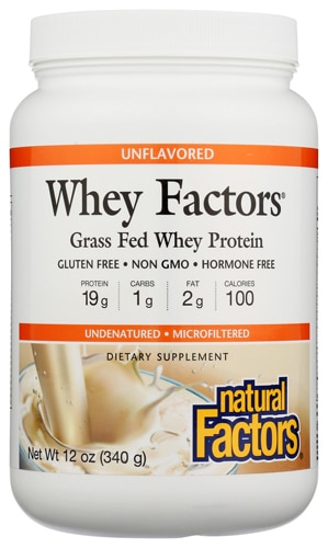 Natural Factors Whey Factors Unflavored