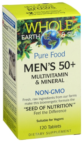 Natural Factors Whole Earth & Sea® Men's 50 plus Multivitamin & Mineral