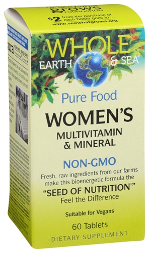 Natural Factors Whole Earth & Sea Women's Multivitamin & Mineral