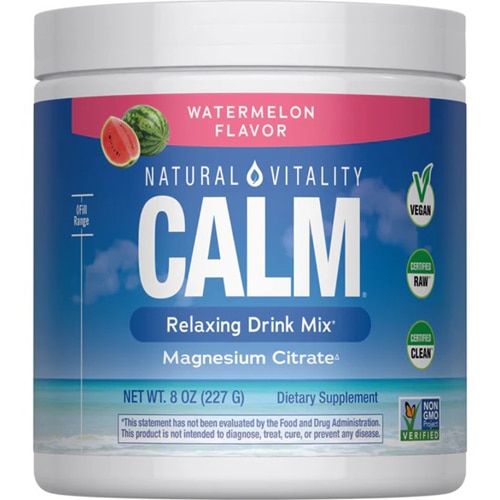 Natural Vitality Calm Magnesium Drink Powder Watermelon