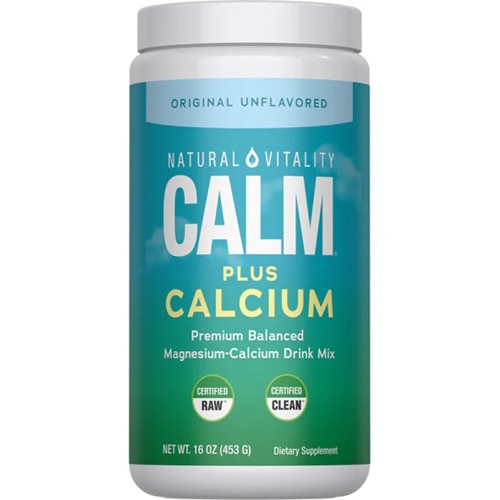 Natural Vitality Calm Plus Calcium Magnesium Drink Mix Original Unflavored