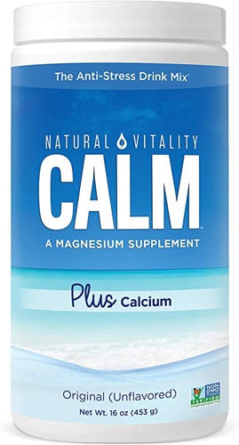 Natural Vitality Calm Plus Calcium Powder Original Unflavored