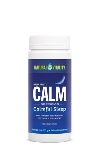 Natural Vitality Calm Sleep Supplement Drink Mixed Berry