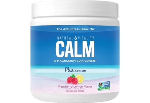 Natural Vitality Natural Calm Plus Calcium Raspberry Lemon