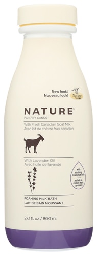 Nature By Canus Foaming Goat's Milk Bath Lavender Oil