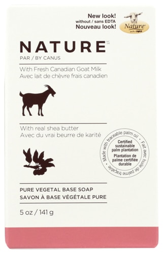 Nature By Canus Goat's Milk Bar Soap Real Shea Butter