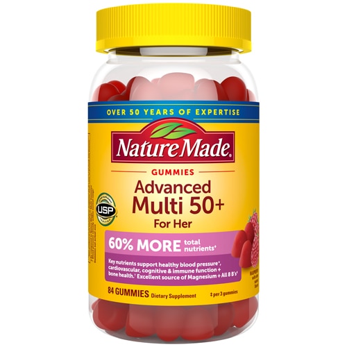 Nature Made Advanced Multi 50+ For Her Raspberry