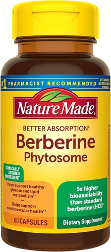 Nature Made Better Absorption Berberine Phytosome Support Healthy Glucose