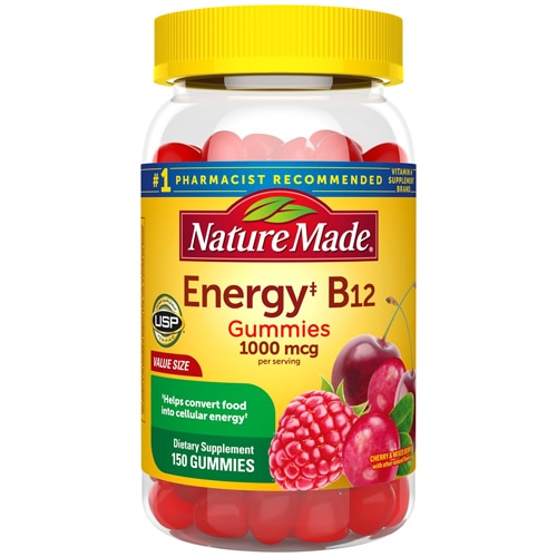 Nature Made Energy B12 Adult Gummies Cherry & Mixed Berries