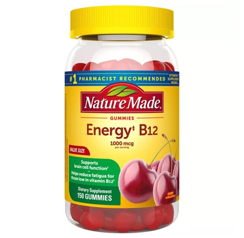 Nature Made Energy B12 Gummies Cherry
