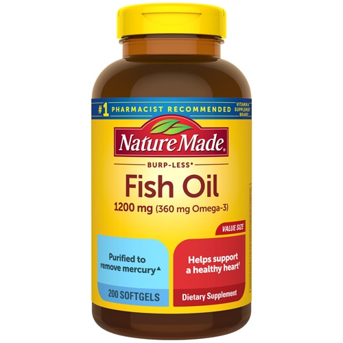 Nature Made Fish Oil Burp-Less Value Size