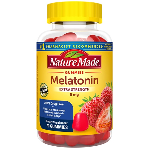 Nature Made Melatonin Gummies Dreamy Strawberry