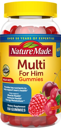 Nature Made Multi For Him Gummies Cherry & Mixed Berry