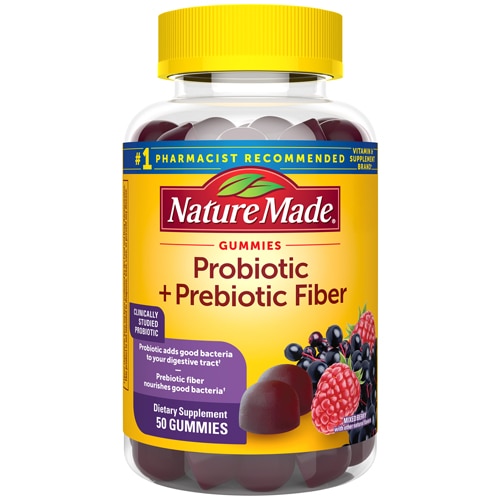 Nature Made Probiotic + Prebiotic Fiber Mixed Berry