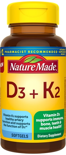 Nature Made Vitamin D3 + K2