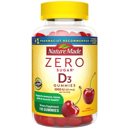 Nature Made Zero Sugar D Gummies