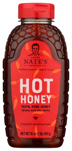 Nature Nate's Hot Honey Infused with Chili Pepper