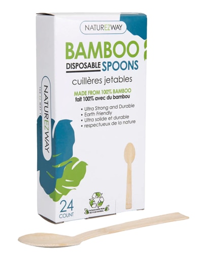 NatureZWay Spoons Disposable Bamboo