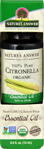 Nature's Answer 100% Pure Organic Essential Oil Citronella