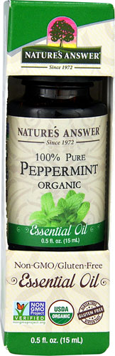 Nature's Answer 100% Pure Organic Essential Oil Peppermint