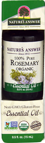 Nature's Answer 100% Pure Organic Essential Oil Rosemary