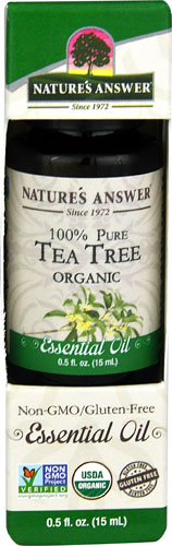 Nature's Answer 100% Pure Organic Essential Oil Tea Tree