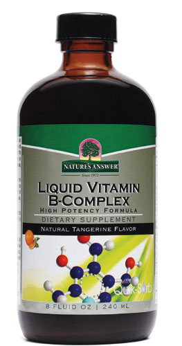 Nature's Answer Liquid Vitamin B-Complex Natural Tangerine