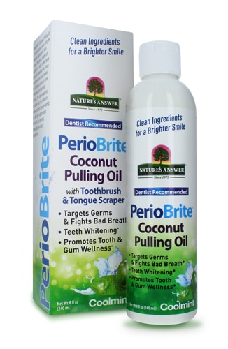 Nature's Answer PerioBrite Coconut Pulling Oil