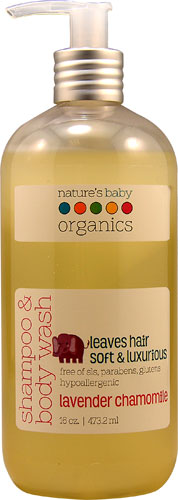 Nature's Baby Organics Shampoo and Body Wash Lavender Chamomile