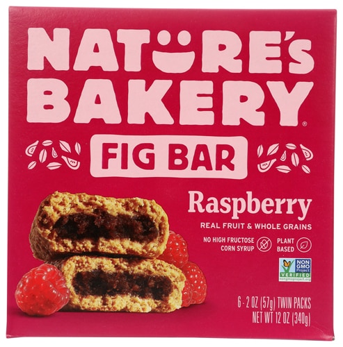 Nature's Bakery Whole Grain Fig Bar Raspberry