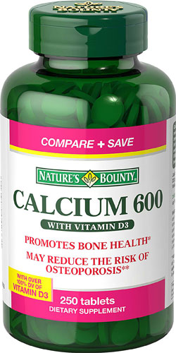 Nature's Bounty Calcium 600 with Vitamin D3