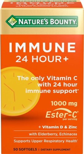 Nature's Bounty Immune 24 Hour + +Vitamin D & Zinc