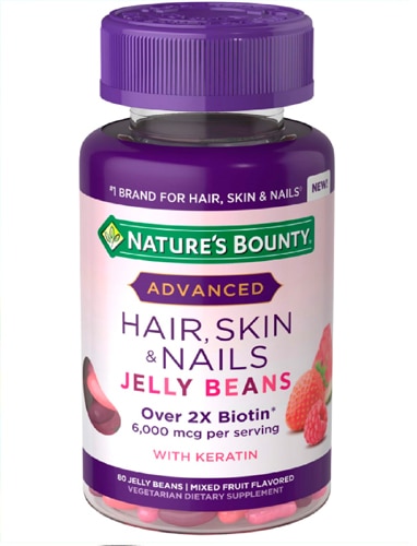 Nature's Bounty Optimal Solutions Advanced Hair Skin & Nails Mixed Fruit