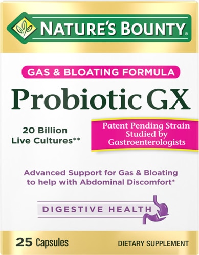 Nature's Bounty Probiotic GX Capsules