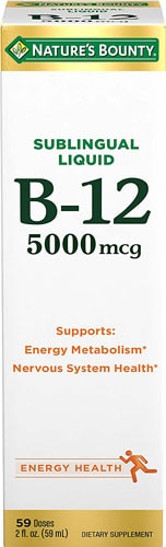 Nature's Bounty Super Strength B-12 Natural Berry