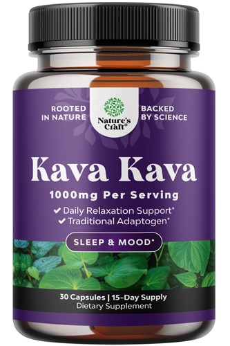 Nature's Craft Kava Kava For Sleep & Mood
